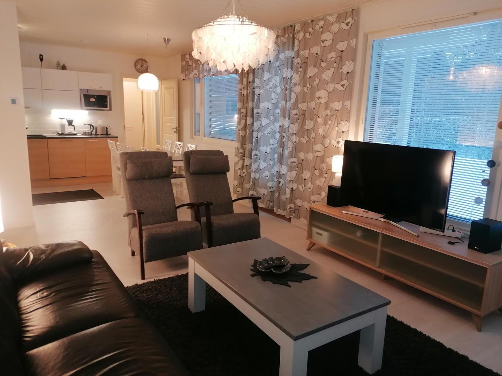 Majoituspalvelu Nurmi Apartment Oksapolku 2 B Deluxe Huoneisto 103M2 ラーヘ エクステリア 写真