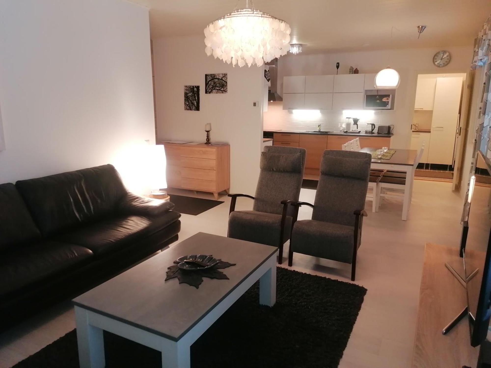 Majoituspalvelu Nurmi Apartment Oksapolku 2 B Deluxe Huoneisto 103M2 ラーヘ エクステリア 写真